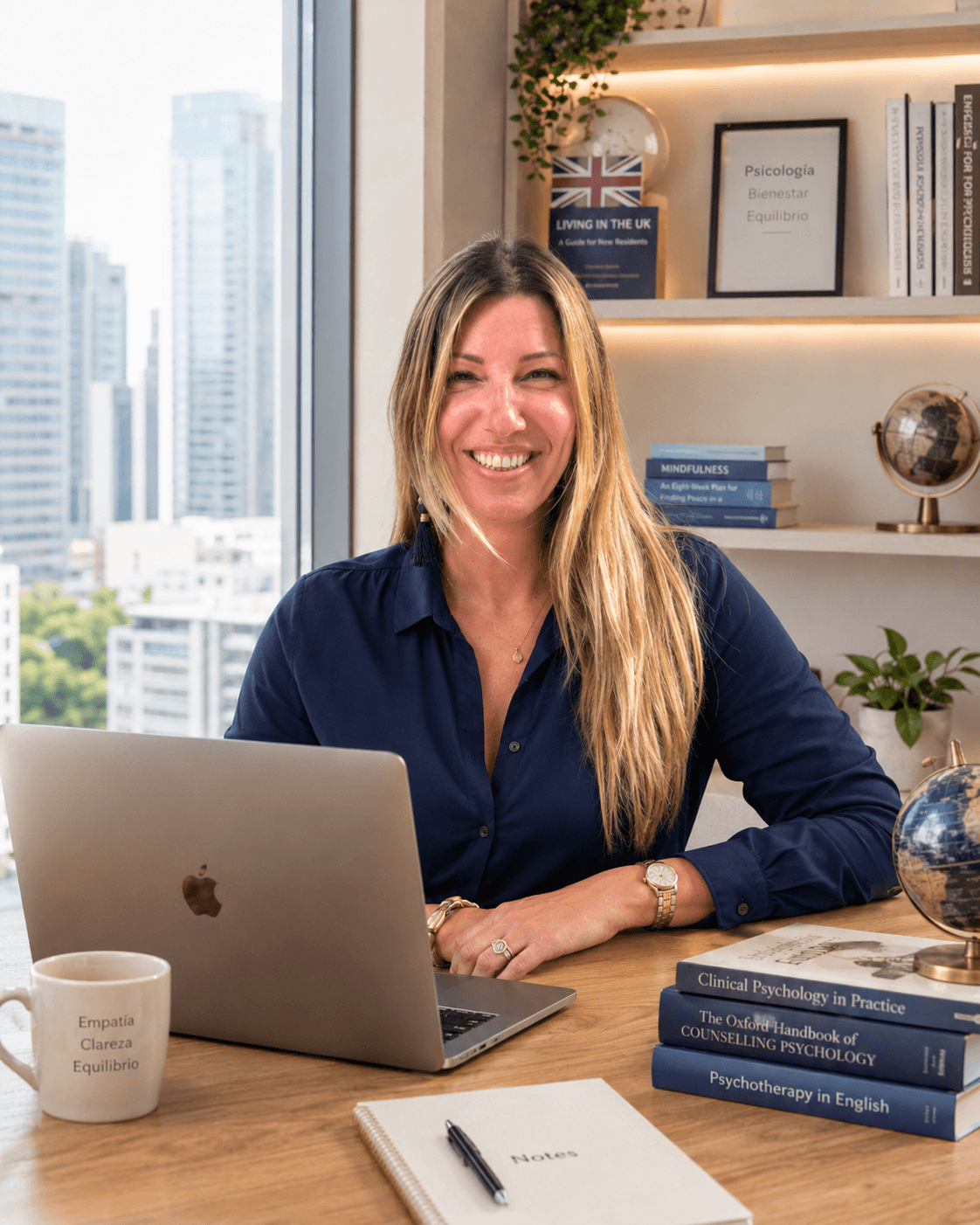 Paula Gaminde Alzamora, licensed general health psychologist — authorised professional portrait.